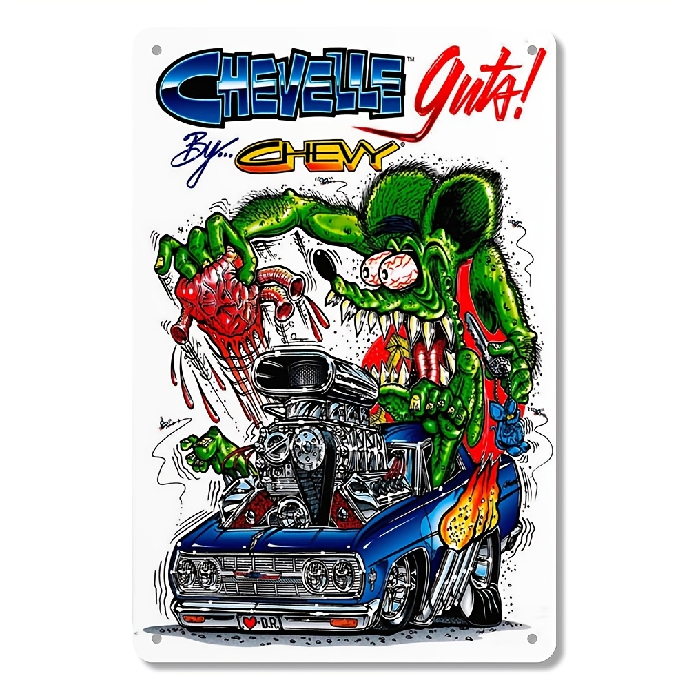 Vintage Collectible Show - Hot Rod Rat Fink Racing Metal