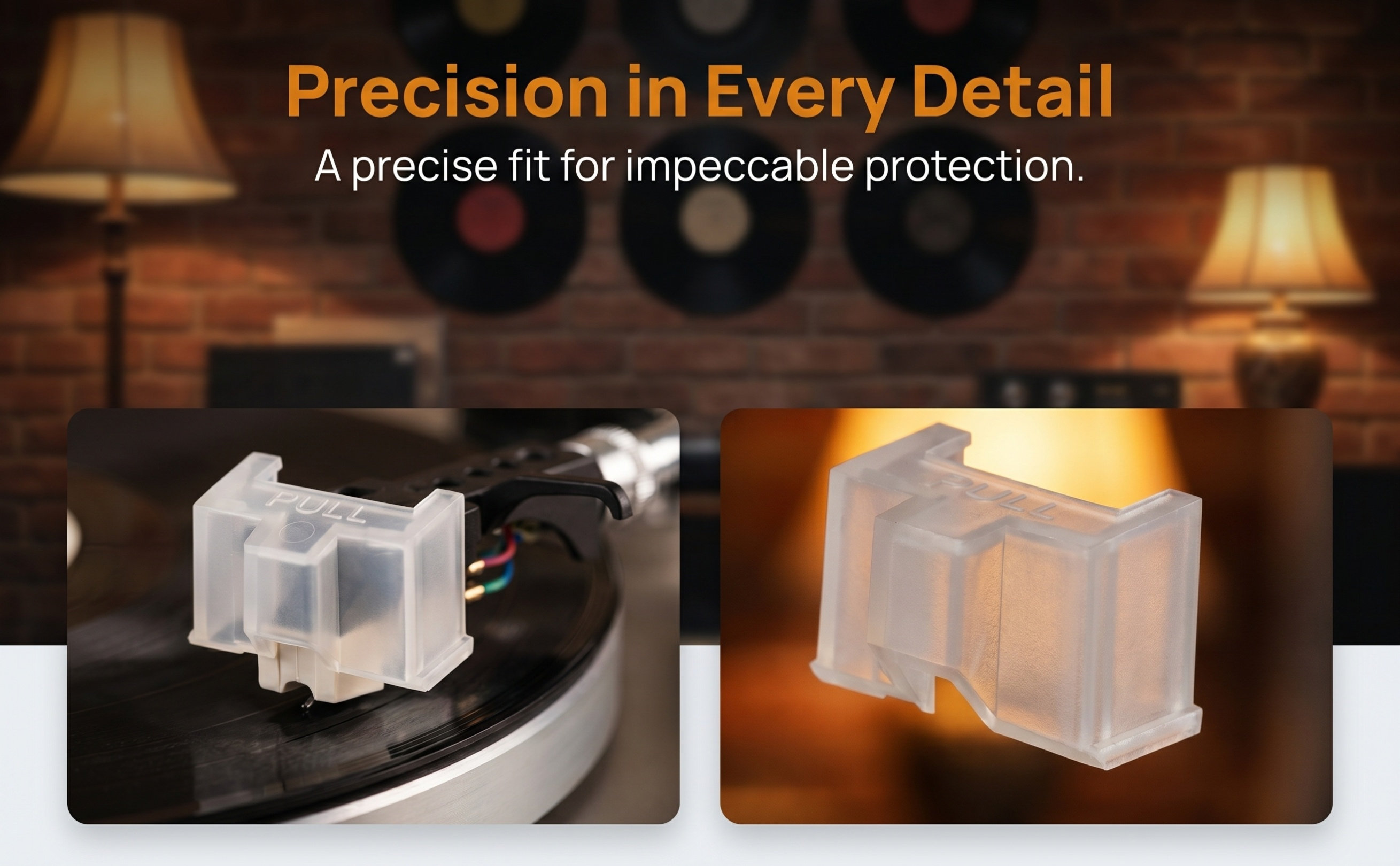 Record Player Needle - 2Pcs Turntable Stylus Covers Plastic Protective