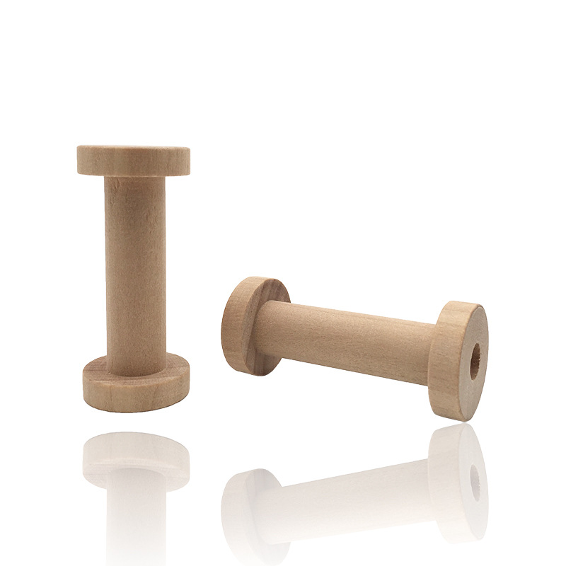 10Pcs Natural Wooden Spools 3x - đánh giá và giá Typewriter Ribbon Roll