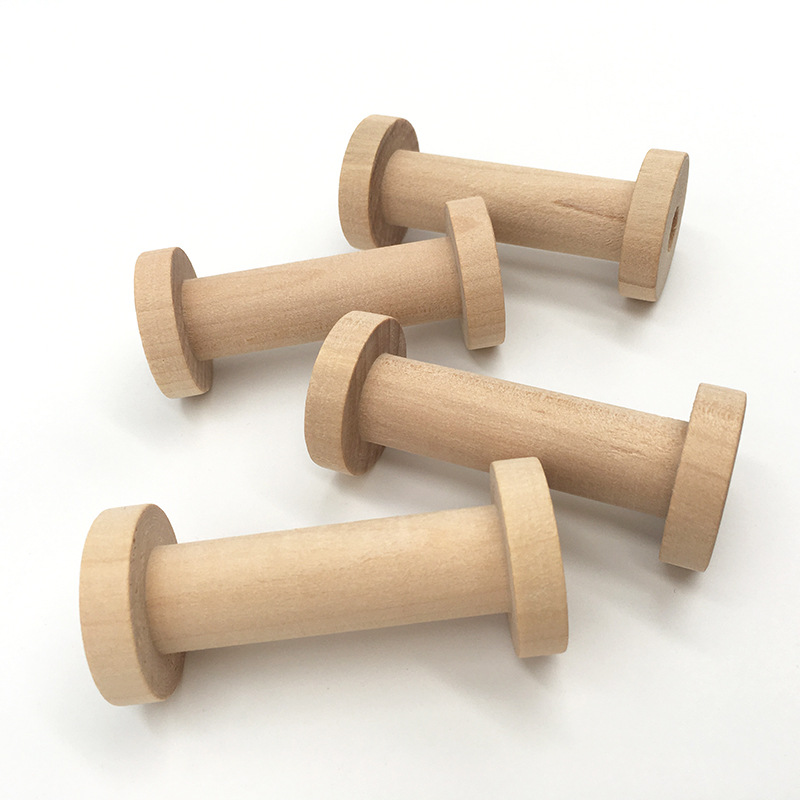 10Pcs Natural Wooden Spools 3x - đánh giá và giá Typewriter Ribbon Roll