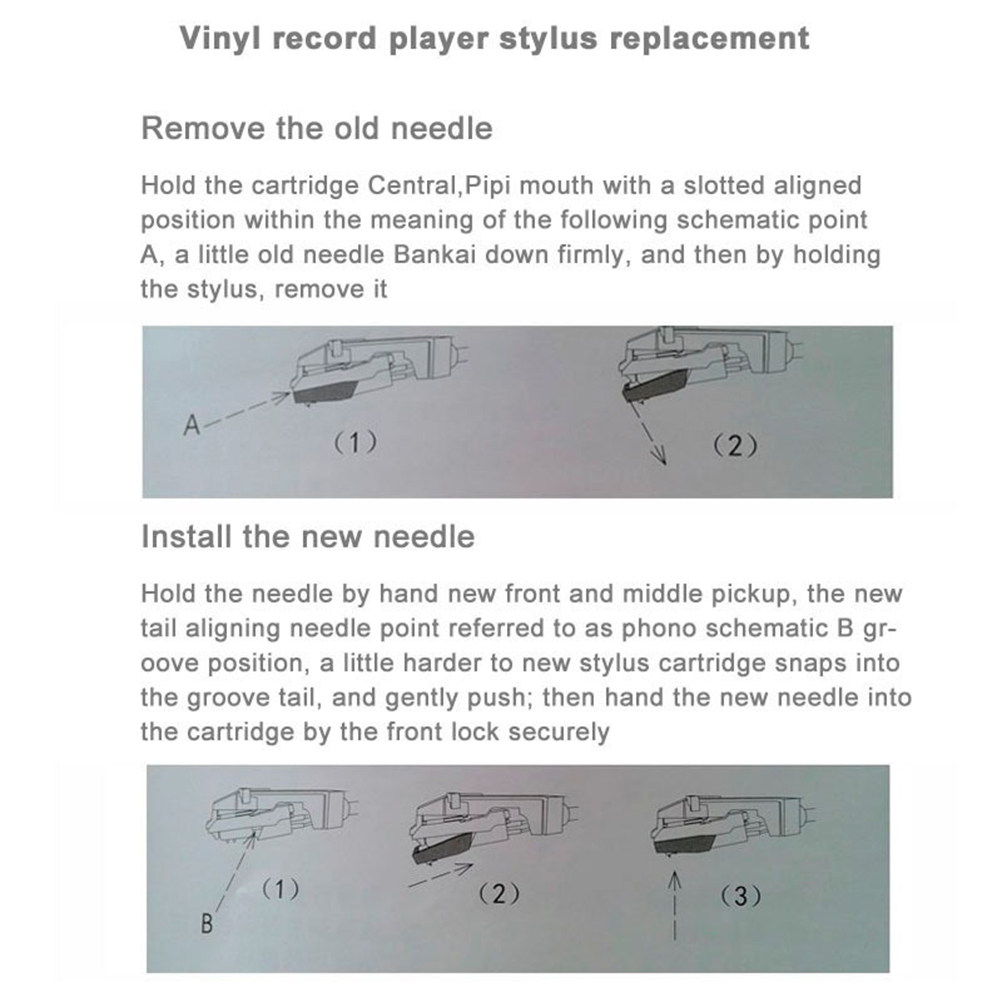 2Pcs Stylus Replacement Needle - đánh giá và giá Record Player Needle