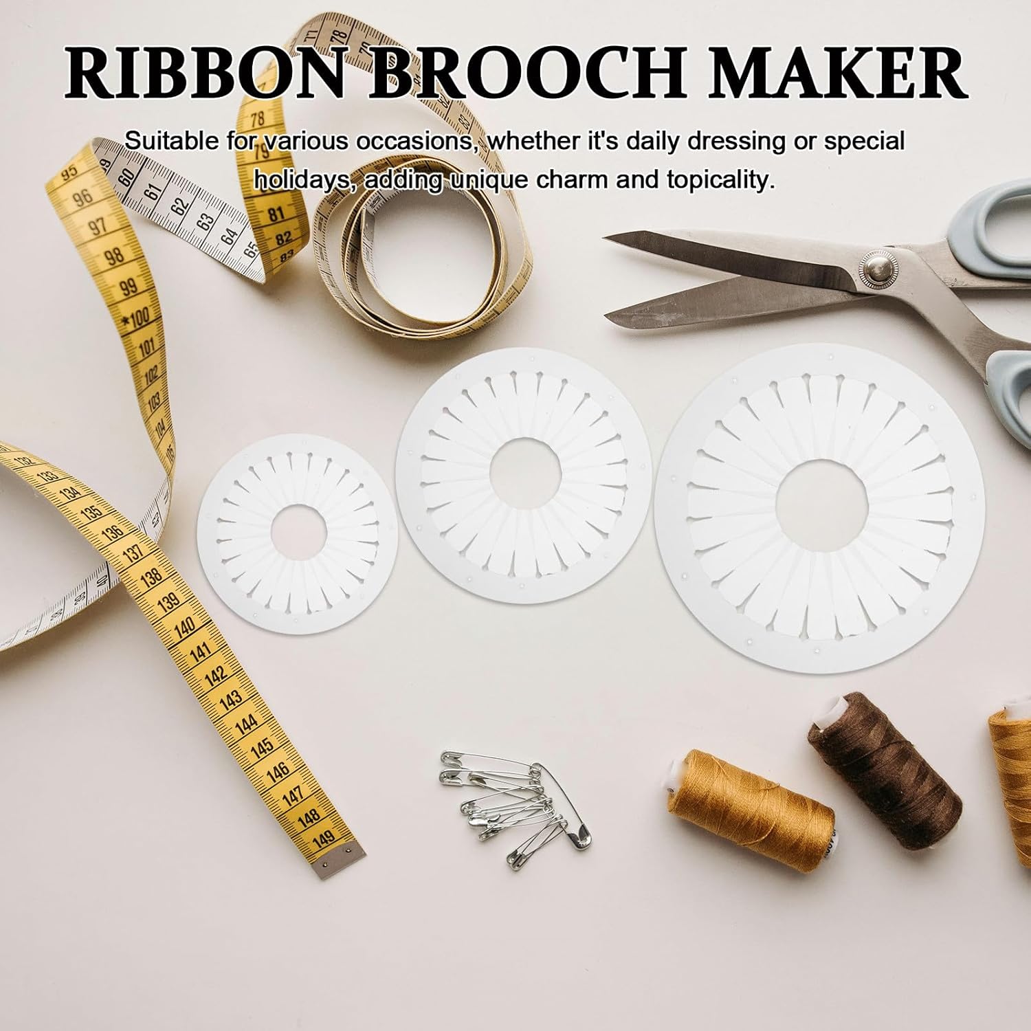 9cm 12cm 15cm Rosette Maker DI - đánh giá và giá Typewriter Ribbon Roll