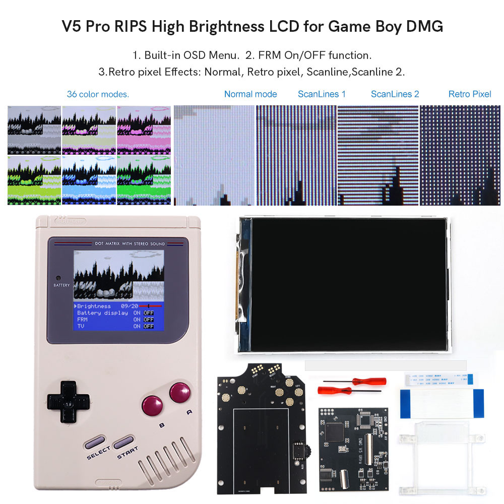 HISPEEDIDO For GB Dmg V5 Pro 3 - đánh giá và giá Vintage Game Collection