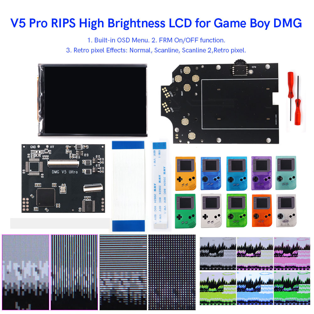 HISPEEDIDO For GB Dmg V5 Pro 3 - đánh giá và giá Vintage Game Collection