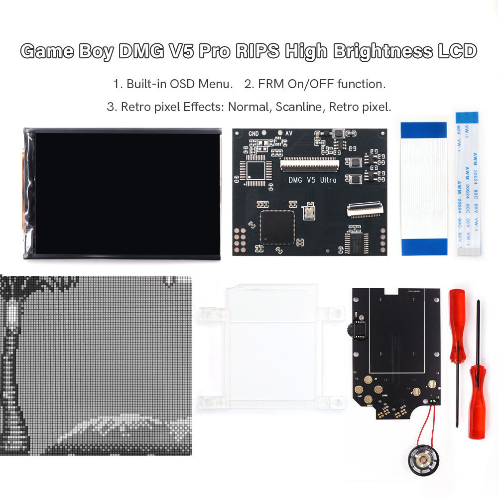 HISPEEDIDO For GB Dmg V5 Pro 3 - đánh giá và giá Vintage Game Collection