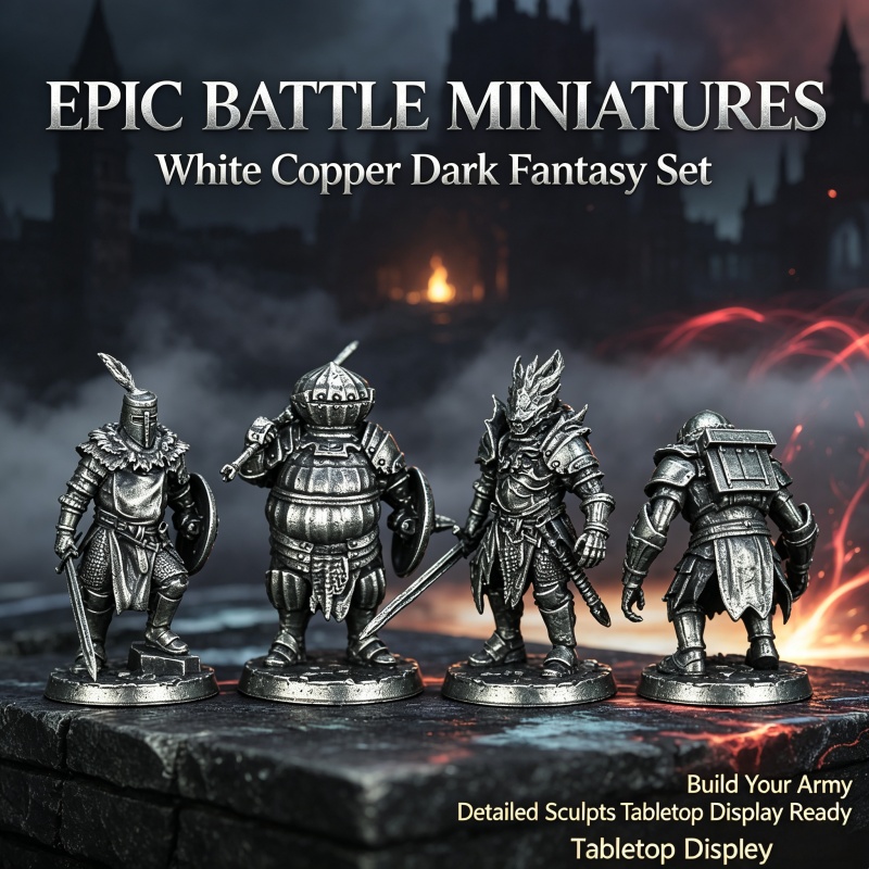 White Copper Metal Tabletop Mi - đánh giá và giá Vintage Game Collection