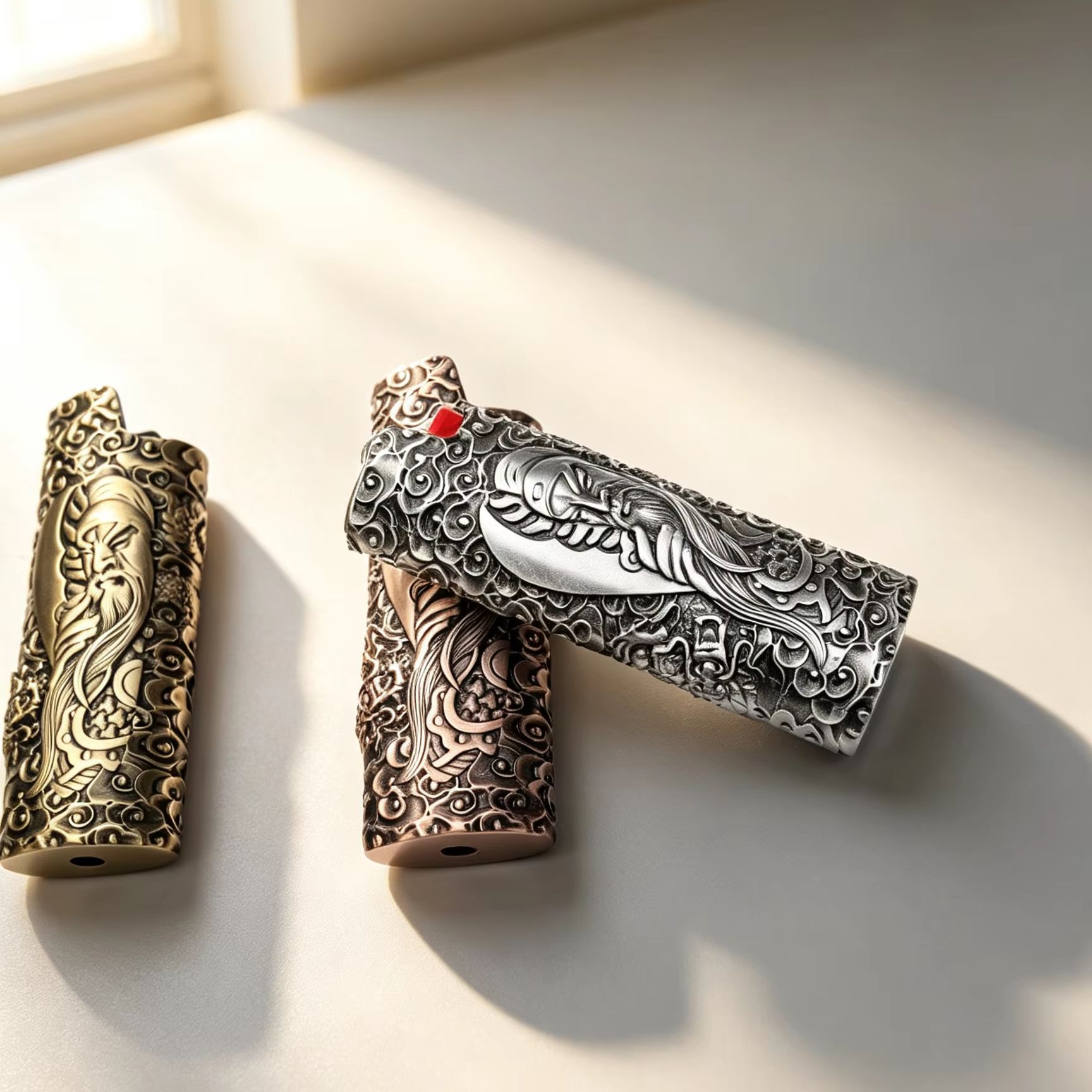 Zinc Alloy Lighter Case For BI - đánh giá và giá Vintage Collection