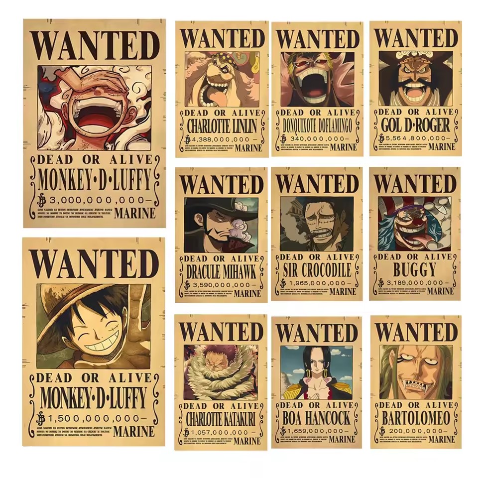 Anime One Piece Bounty Wanted  - đánh giá và giá Vintage Game Collection