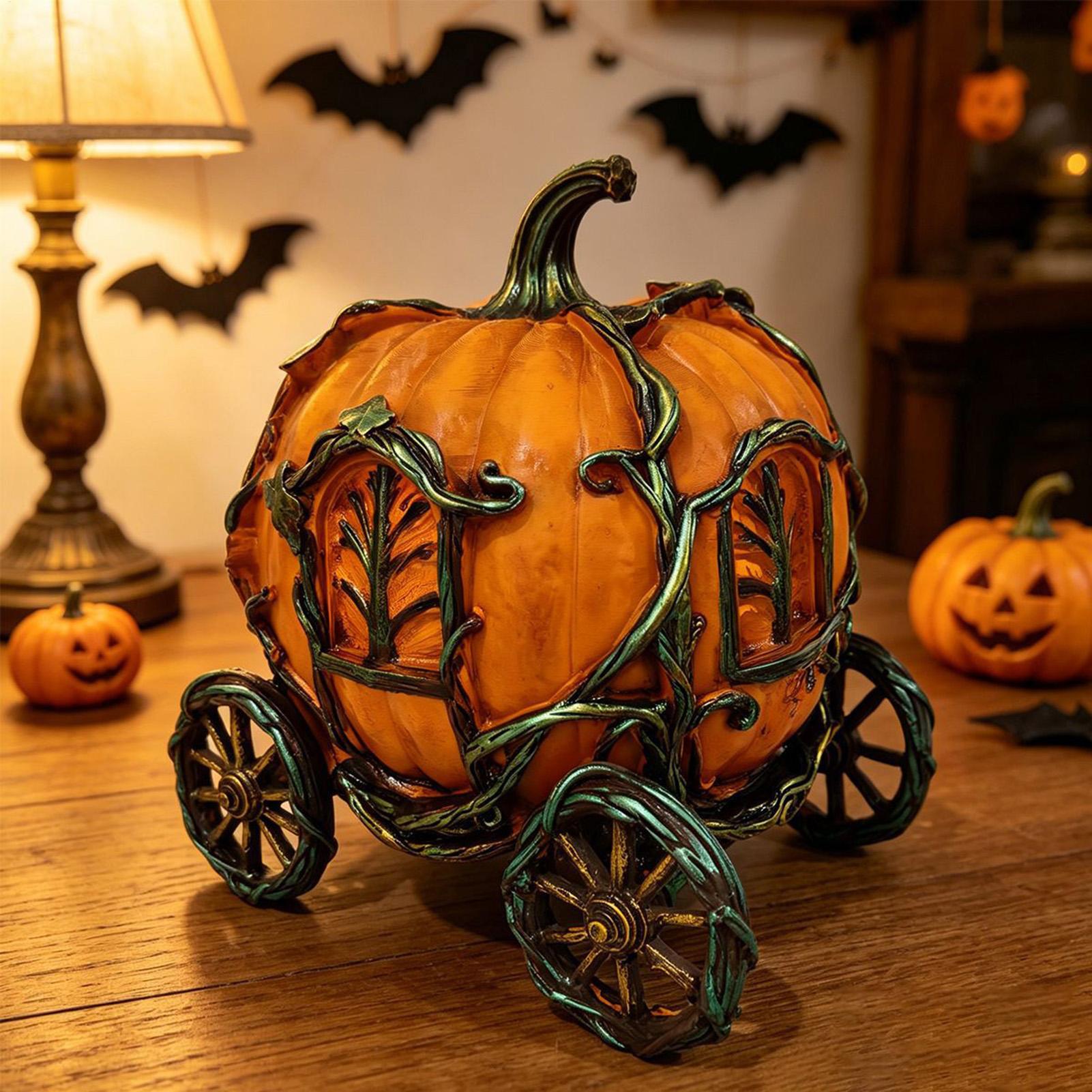 Halloween Pumpkin Decor Resin  - đánh giá và giá Vintage Fairy Figurines Collectible