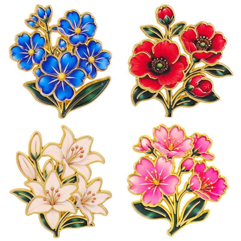 Cute Vintage Colorful Floral E - đánh giá và giá Vintage Items