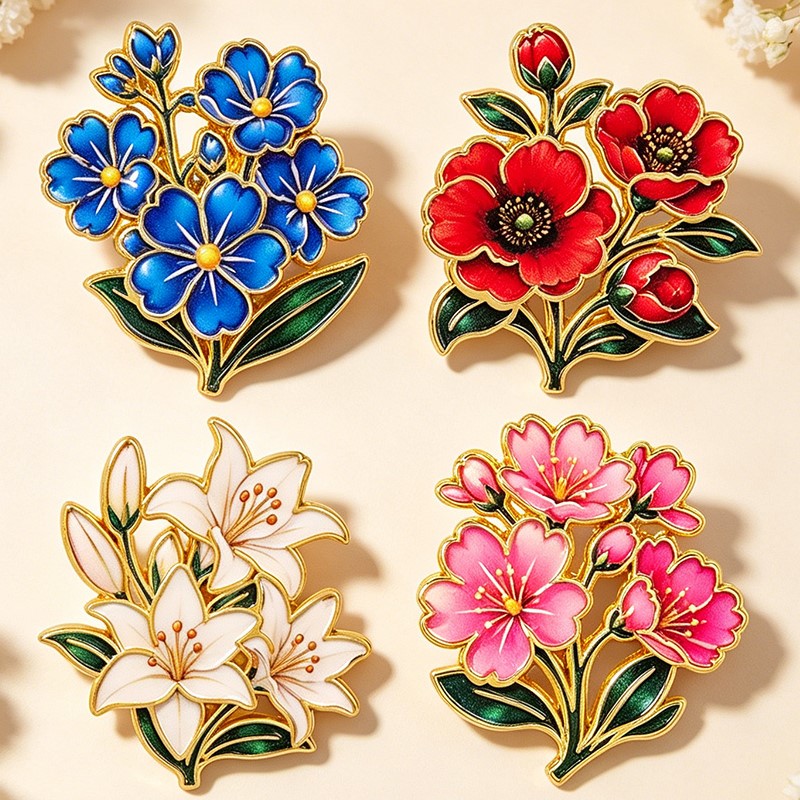 Cute Vintage Colorful Floral E - đánh giá và giá Vintage Items
