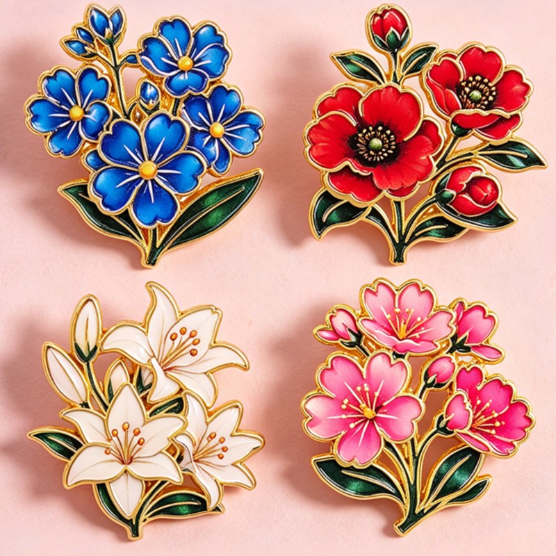 Cute Vintage Colorful Floral E - đánh giá và giá Vintage Items