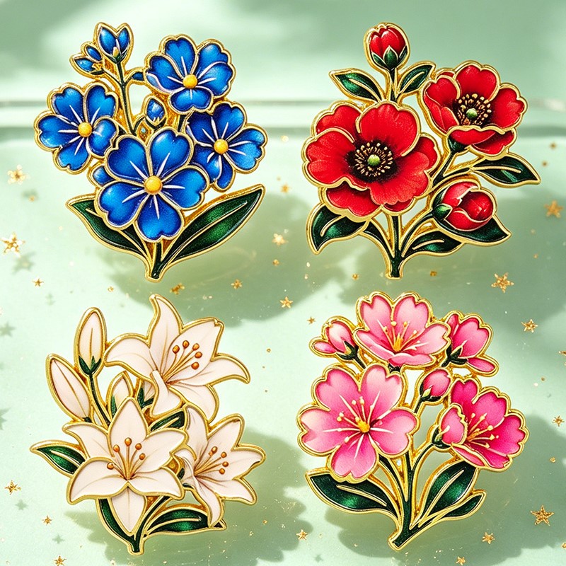 Cute Vintage Colorful Floral E - đánh giá và giá Vintage Items